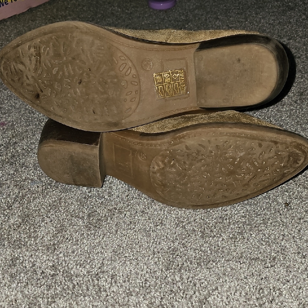 TT2🔹️Tan Suede Western Boots - Picture 3 of 8